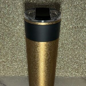 Gold and Black Tumbler